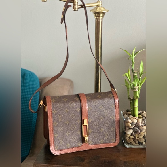 Louis Vuitton "Sac Rond Point" very rare vintage handbag/ shoulder bag - Picture 1 of 11